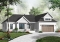 front - BASE MODEL - Beautiful Ranch style house plan with 2-car garage, 9' ceiling, master suite, 3 bedrooms, 2 bathrooms - Oakdale 2