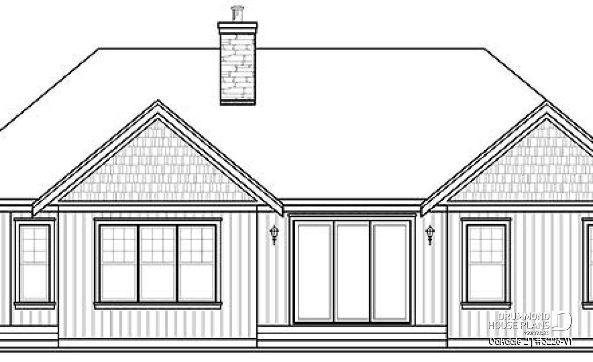 rear elevation - Oakdale 2
