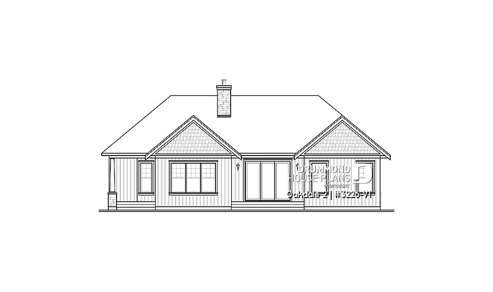 rear elevation - Oakdale 2