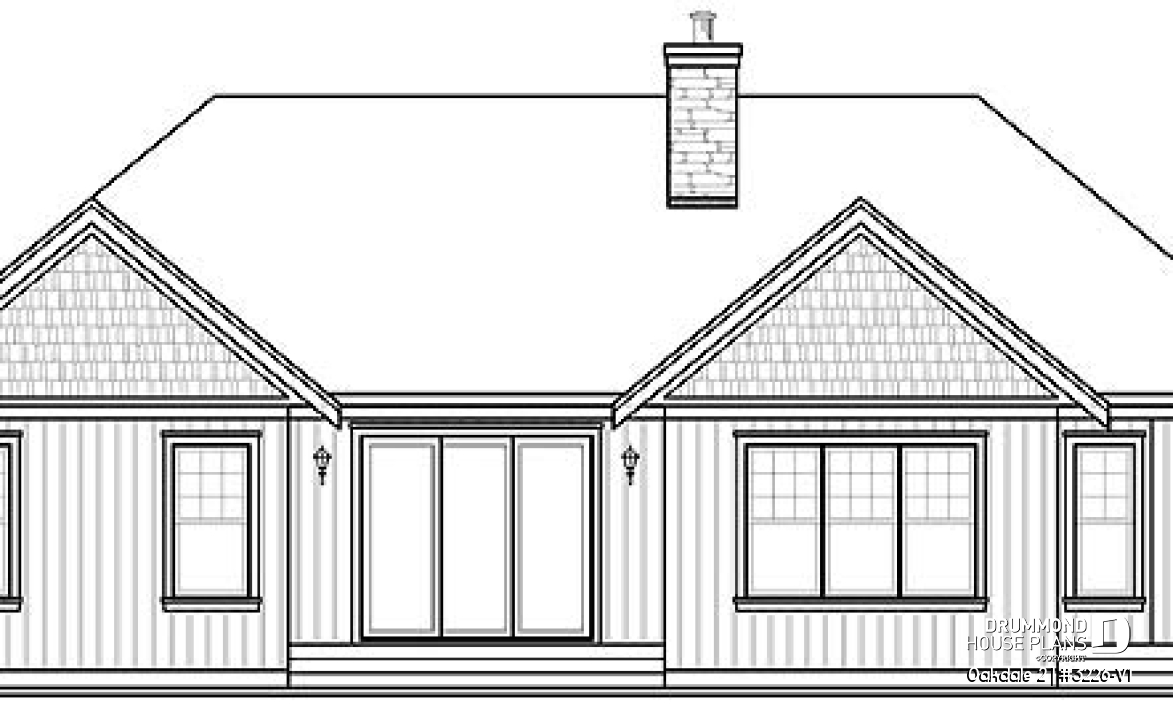 rear elevation - Oakdale 2