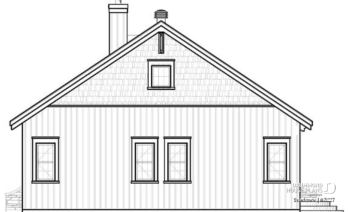 rear elevation - Sundance