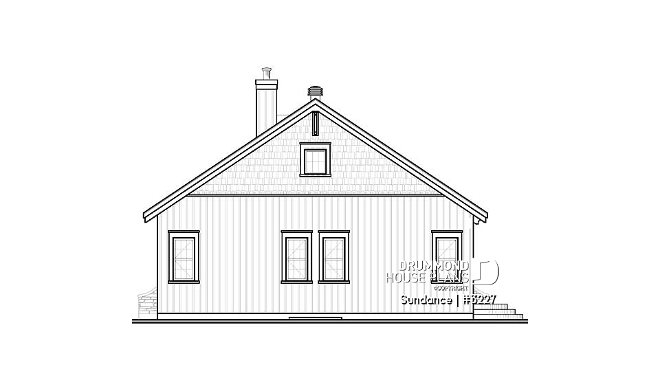 rear elevation - Sundance