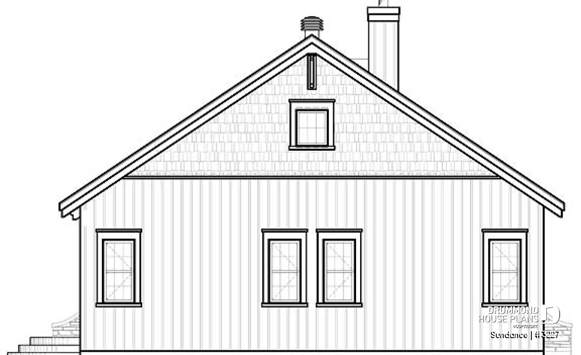 rear elevation - Sundance