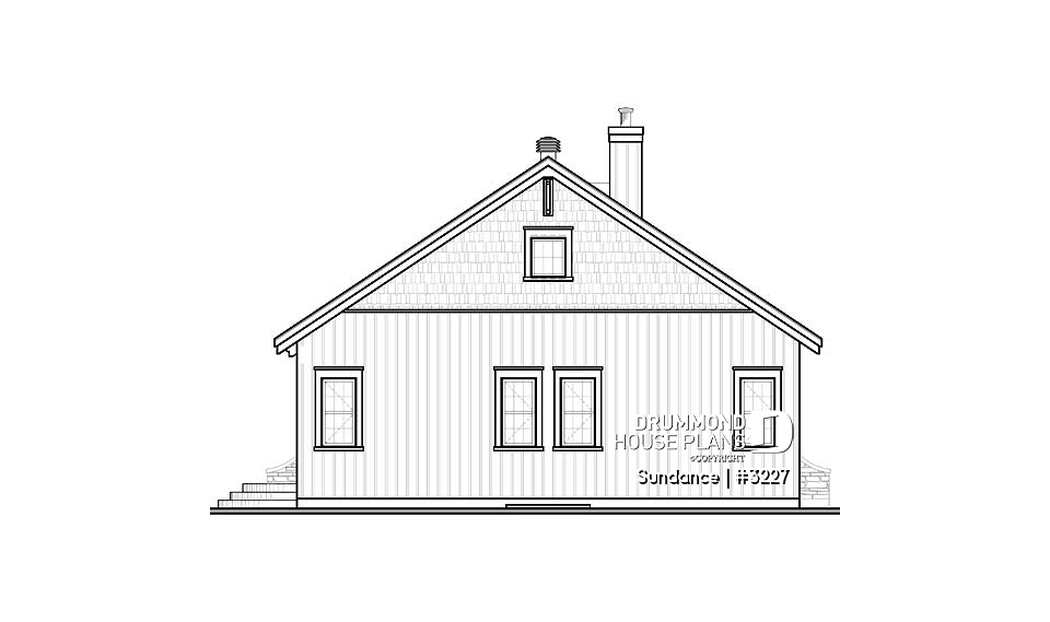 rear elevation - Sundance