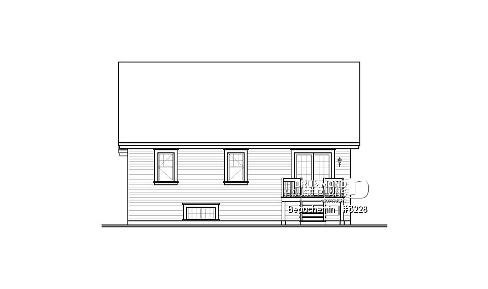 rear elevation - Beauchemin