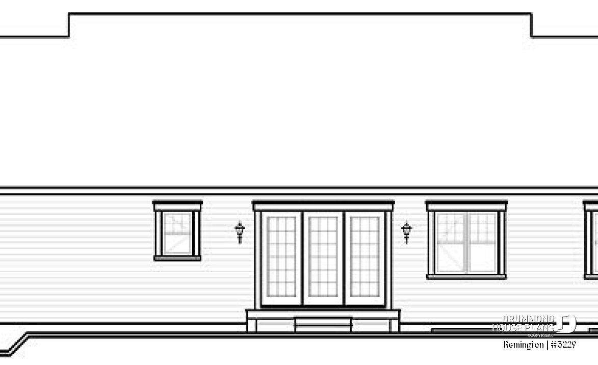 rear elevation - Remington