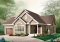 front - BASE MODEL - 3 bedroom transitional style bungalow with cathedral ceiling, covered terrace & garage - Maitland