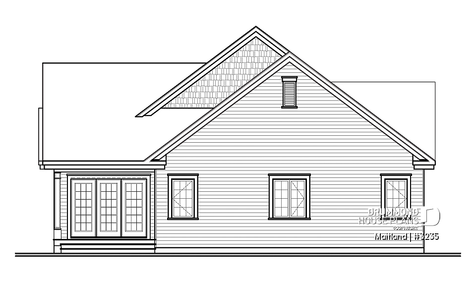 rear elevation - Maitland