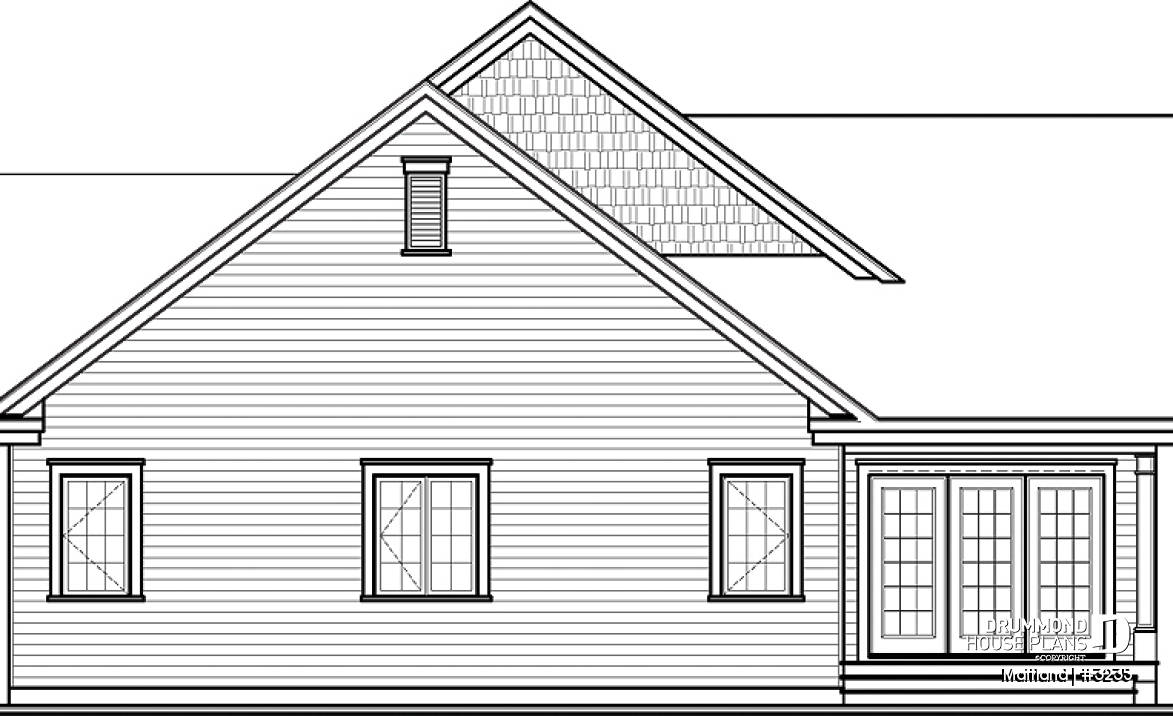 rear elevation - Maitland