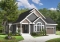 Color version 2 - Front - Country style ranch house plan with 3 bedrooms, open floor plan, covered patio and garage - Maitland 2