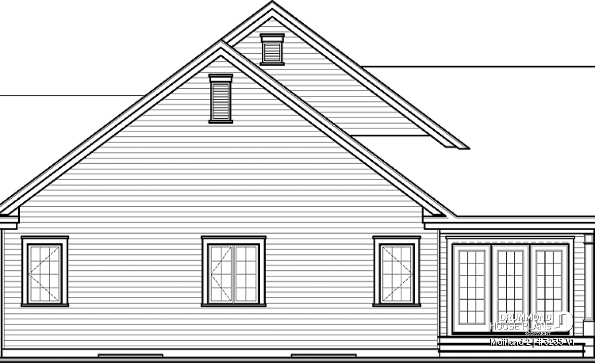 Rear view - BASE MODEL - Maitland 2