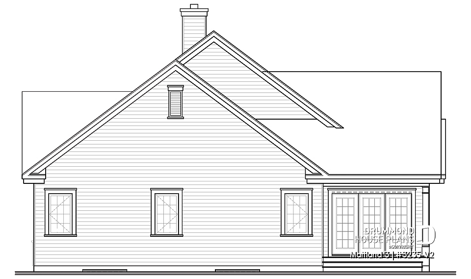 rear elevation - Maitland 3
