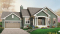 front - BASE MODEL - 2 bedroom open floorplan bungalow with double garage and fireplace - Newburg