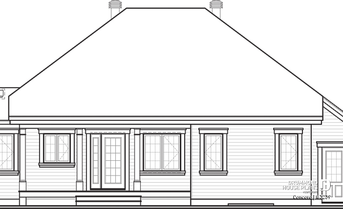rear elevation - Concord