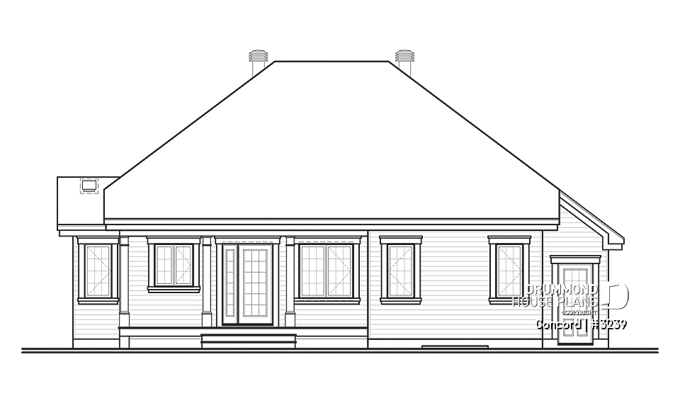 rear elevation - Concord