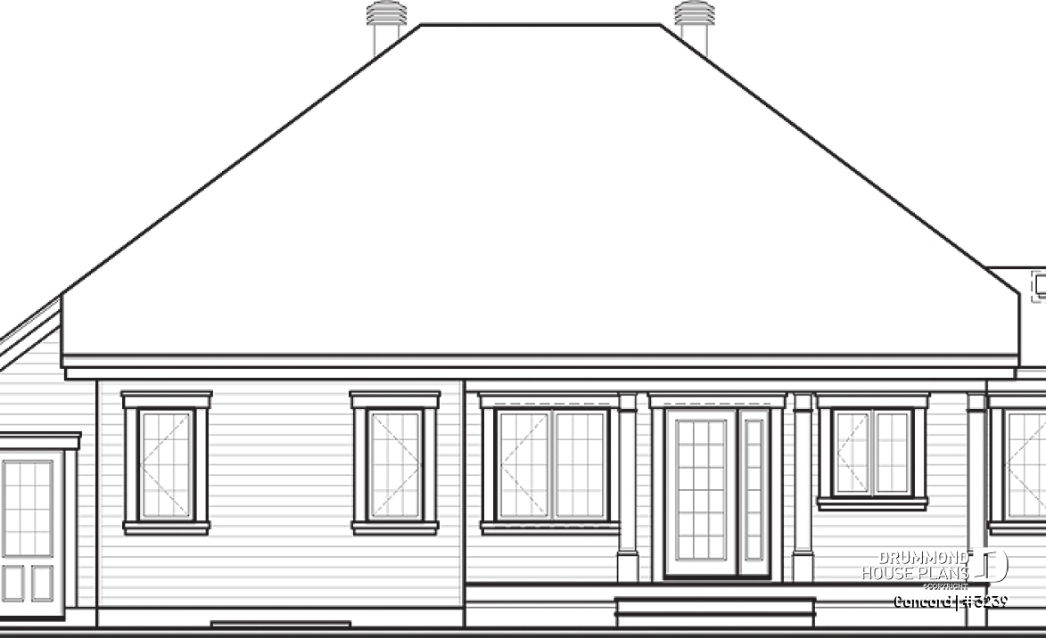 rear elevation - Concord