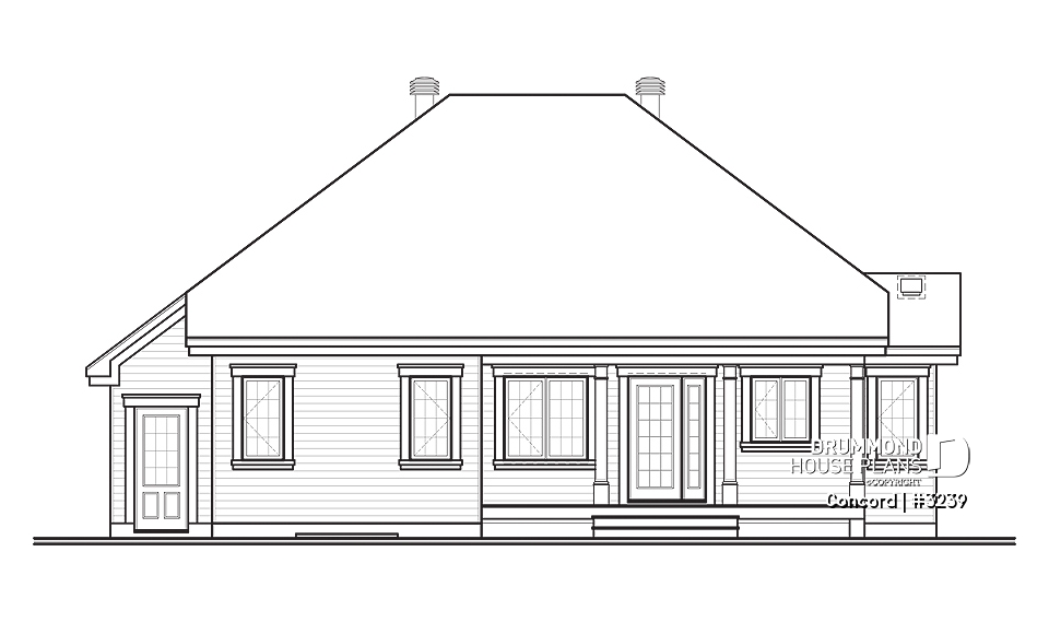 rear elevation - Concord