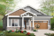 front - BASE MODEL - Craftsman bungalow house plan, master suite, 3 bedrooms, 9' ceiling, open floor plan, large covered terrace  - Northaven