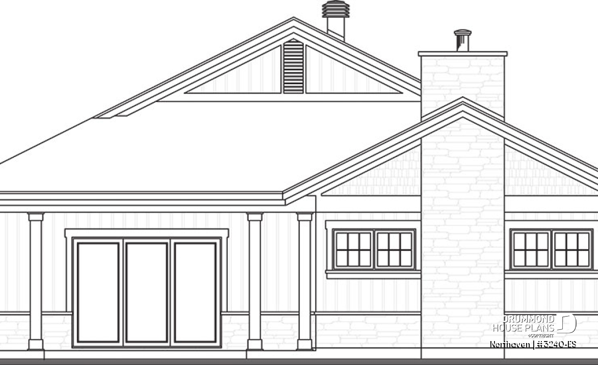 rear elevation - Northaven