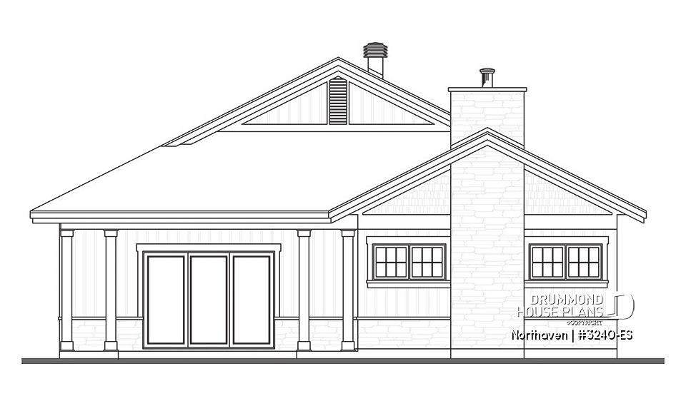 rear elevation - Northaven