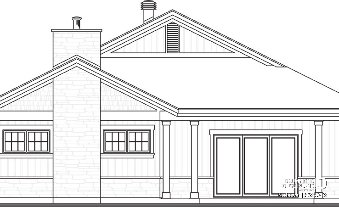 rear elevation - Northaven