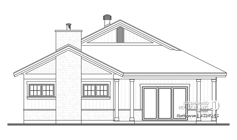 rear elevation - Northaven