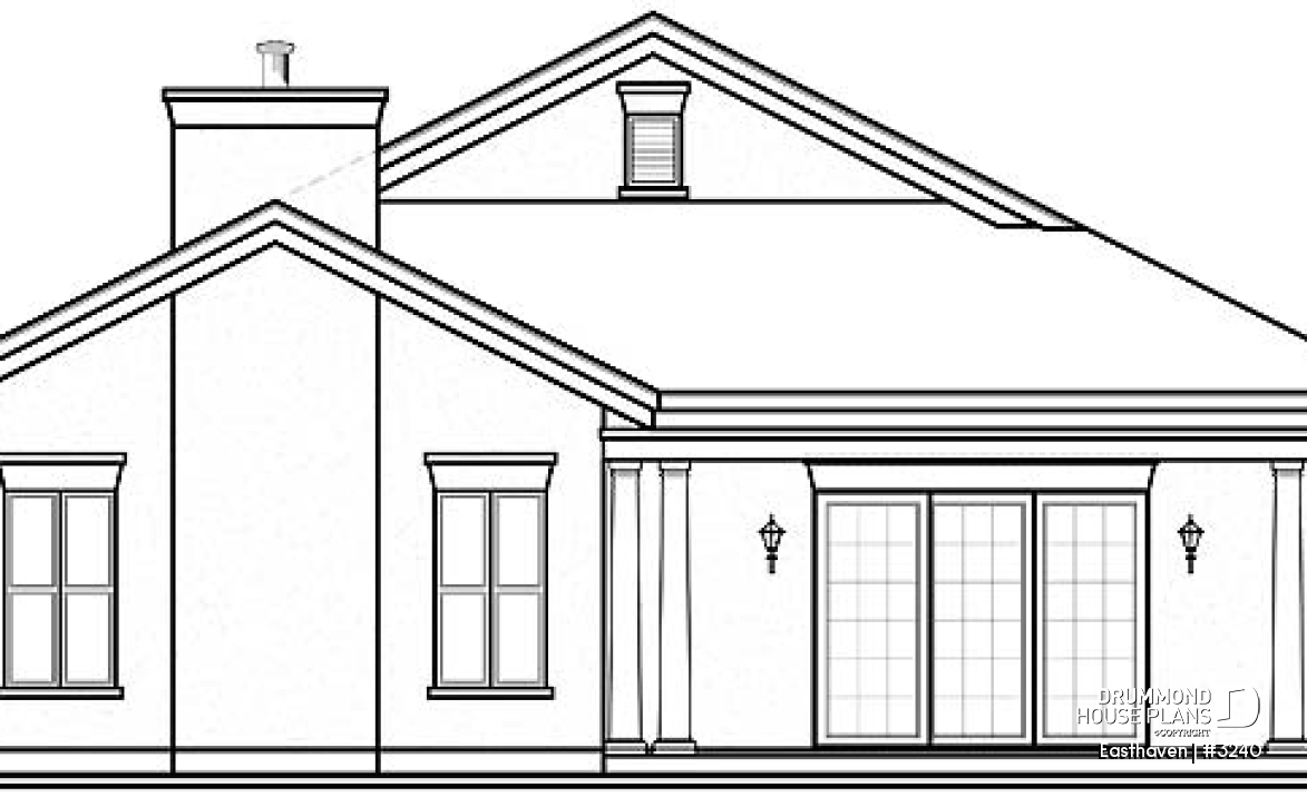 rear elevation - Easthaven