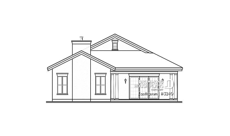 rear elevation - Easthaven