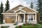 front - BASE MODEL - 3 bedroom Northwest style house plan, 2-car  garage, large covered rear  balcony, fireplace, open concept - Westhaven