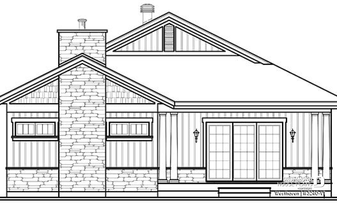 rear elevation - Westhaven