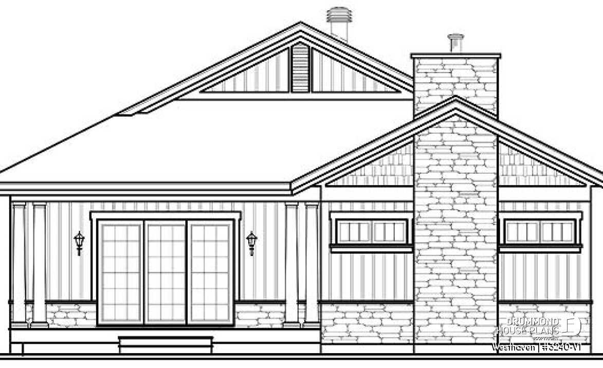 rear elevation - Westhaven