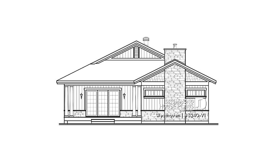 rear elevation - Westhaven