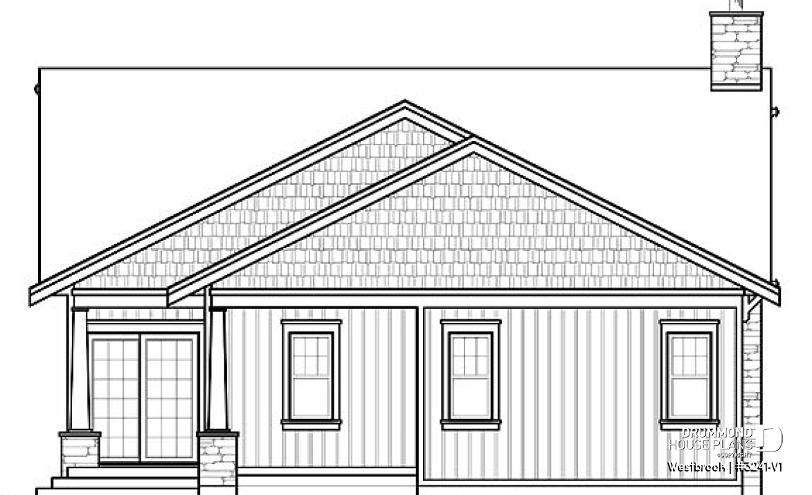 rear elevation - Westbrook