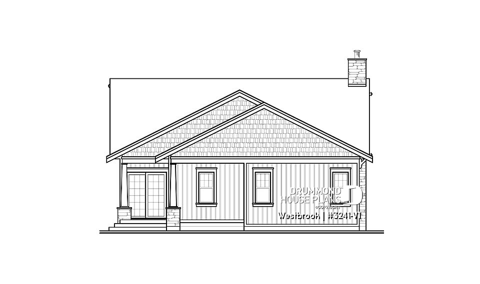 rear elevation - Westbrook