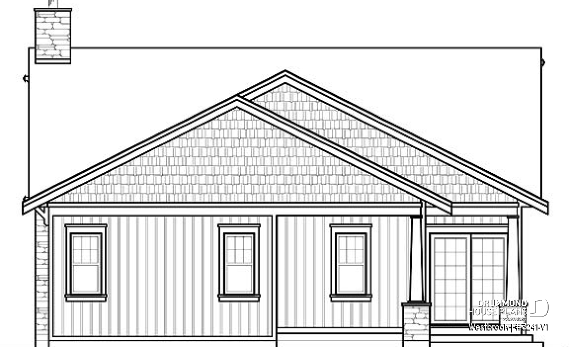 rear elevation - Westbrook