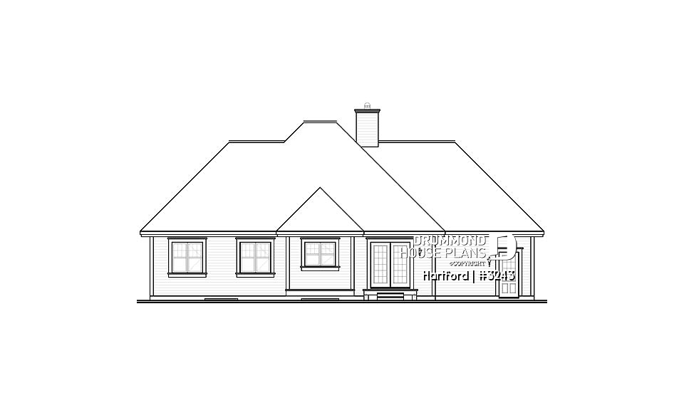 rear elevation - Hartford