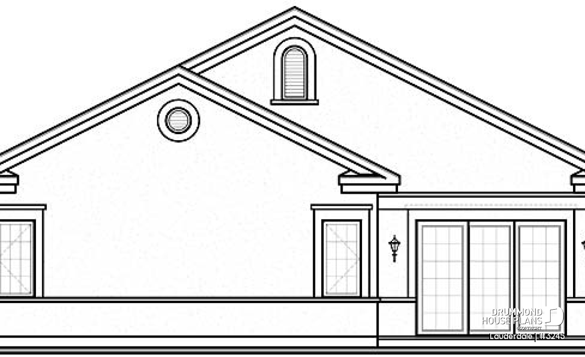 rear elevation - Lauderdale