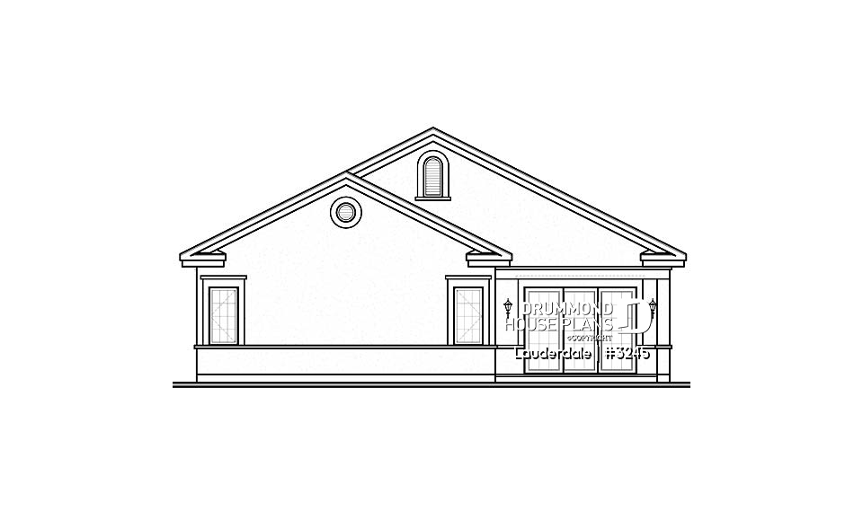 rear elevation - Lauderdale