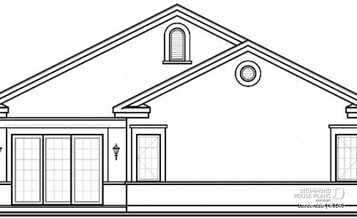 rear elevation - Lauderdale