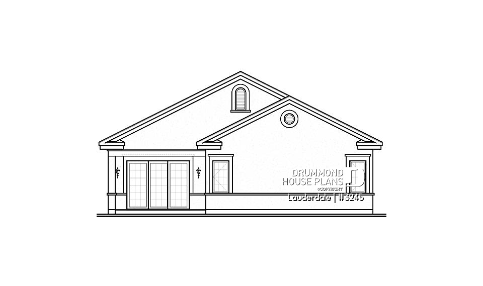 rear elevation - Lauderdale