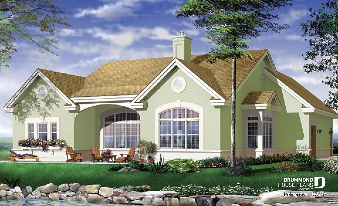 Rear view - BASE MODEL - Palmgrove