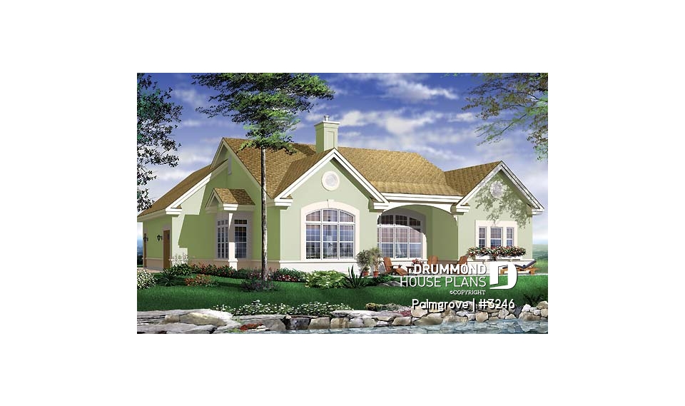 Rear view - BASE MODEL - Palmgrove