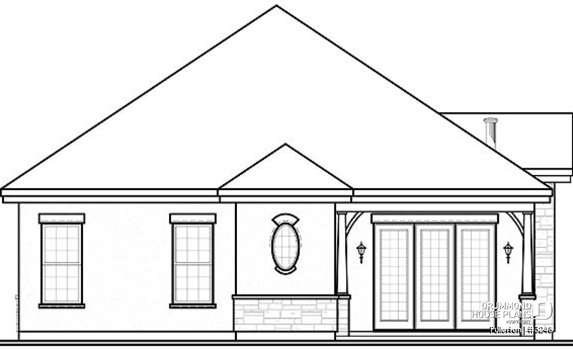 rear elevation - Fullerton