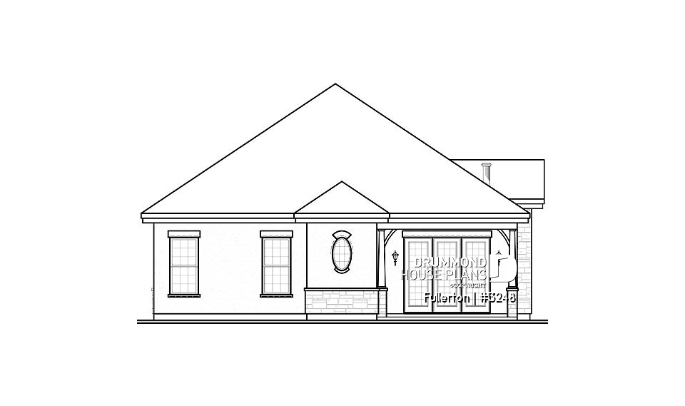 rear elevation - Fullerton