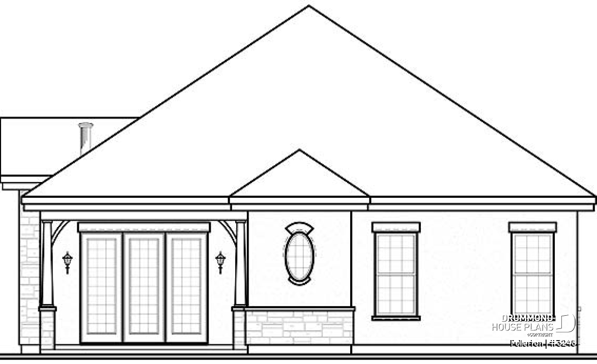rear elevation - Fullerton