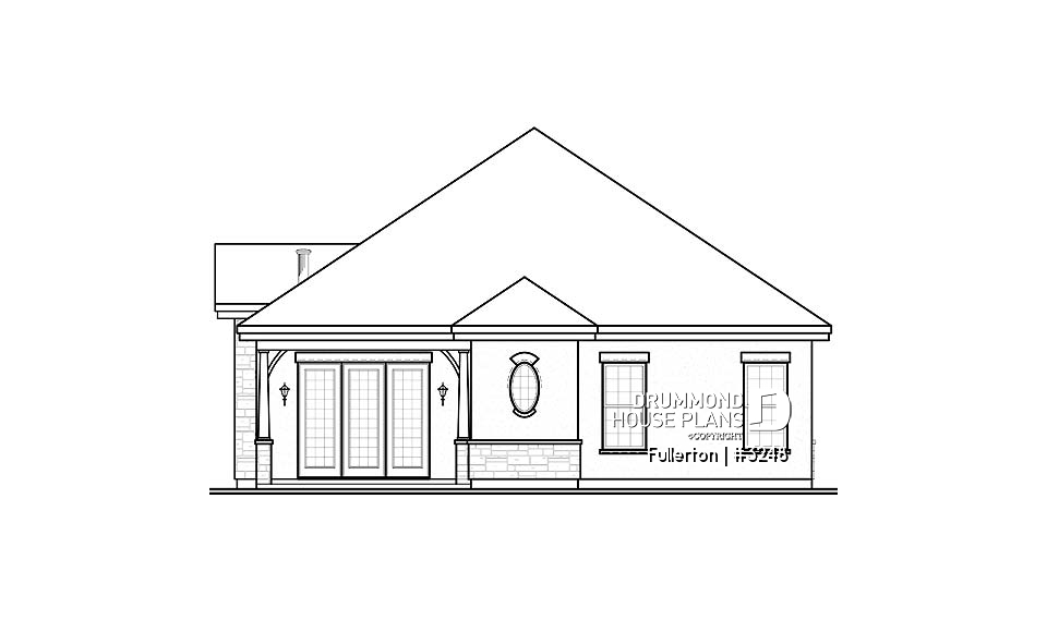 rear elevation - Fullerton