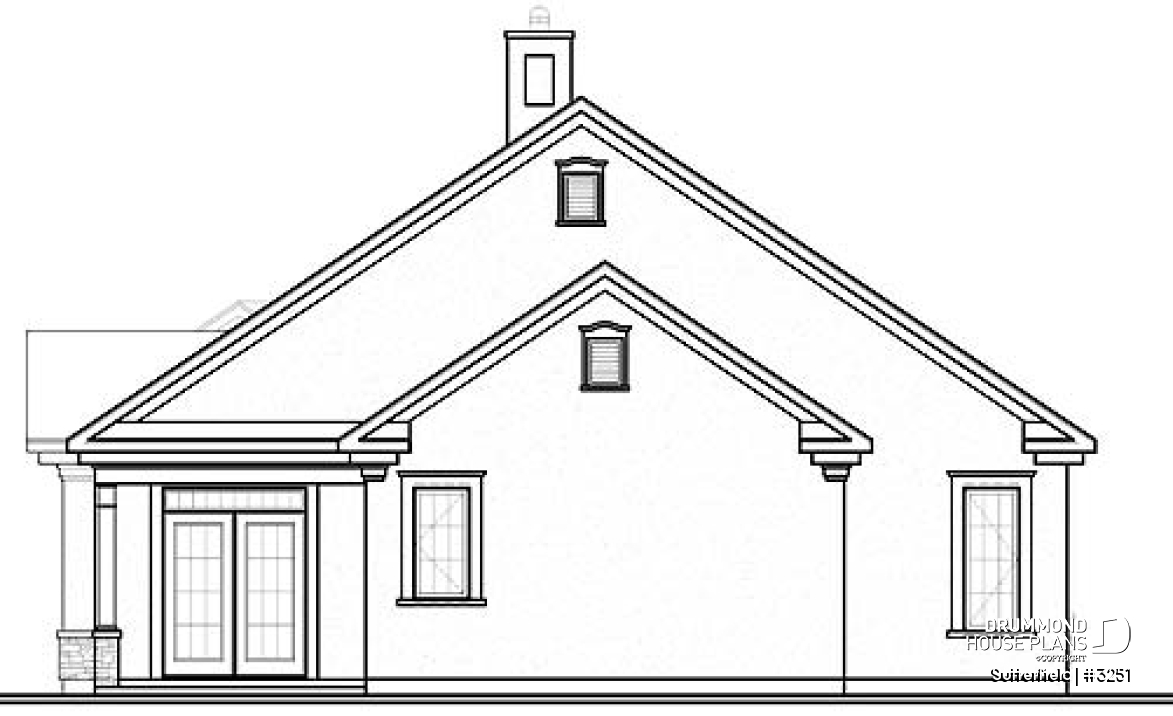 rear elevation - Sutterfield
