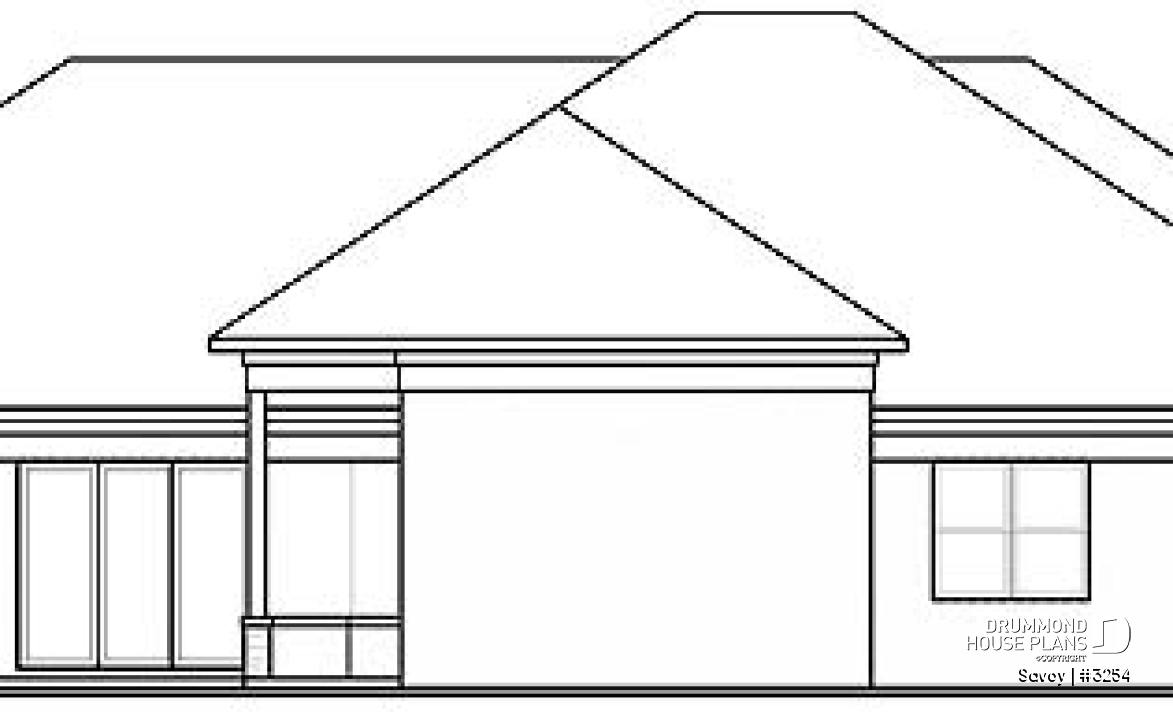 rear elevation - Savoy