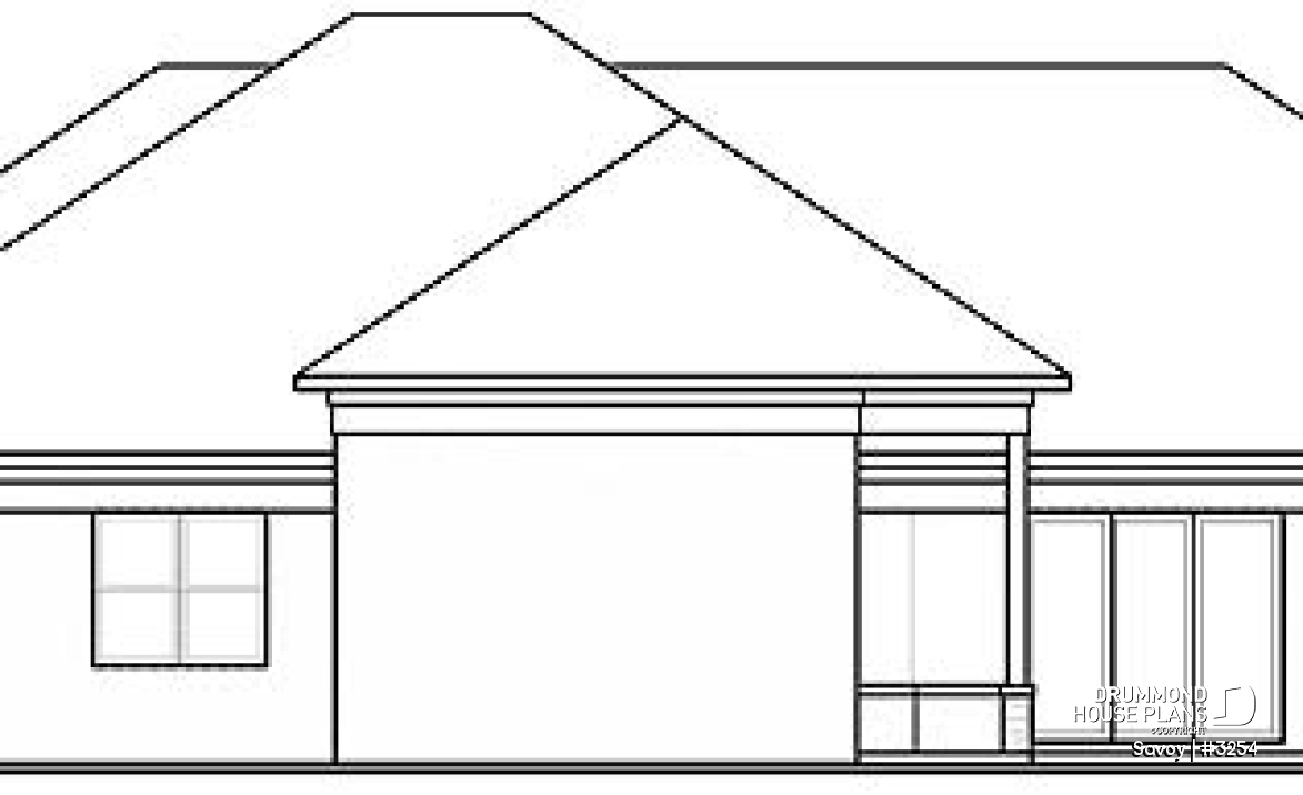rear elevation - Savoy