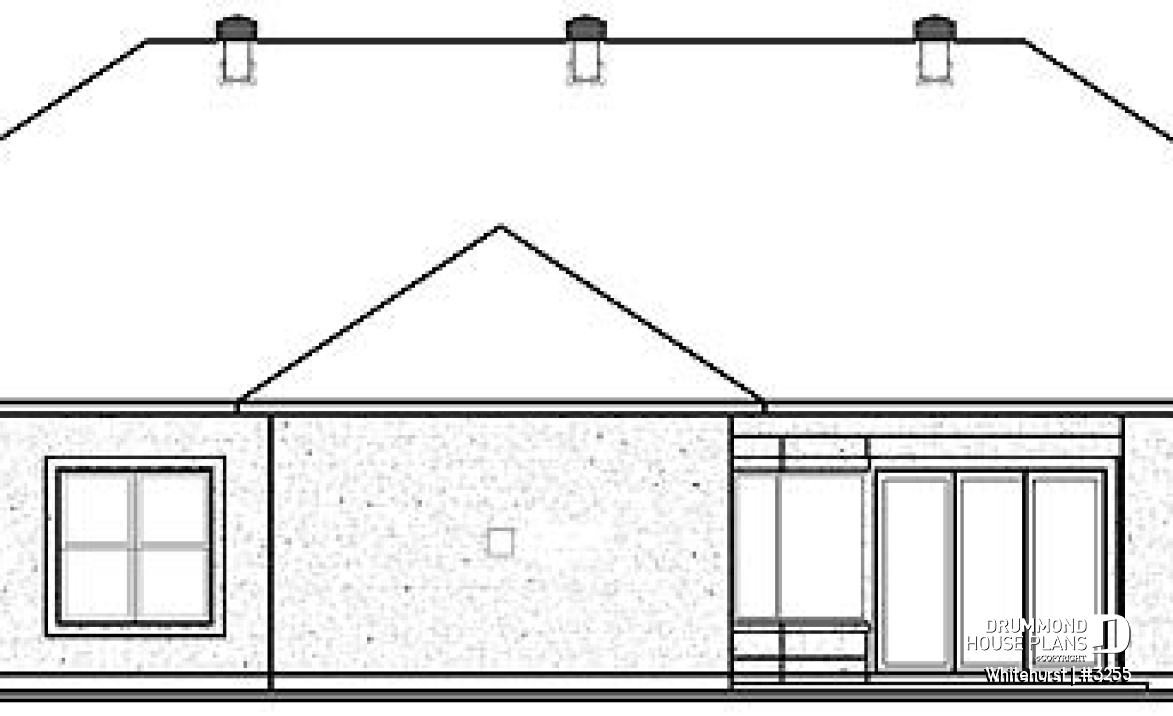 rear elevation - Whitehurst